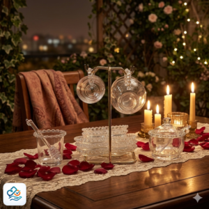 Conjunto de Louça de Vidro