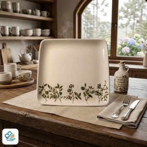 Prato Colecionável com Floral